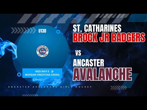 U13B 2025 11 05 Ancaster vs St Catharines highlights