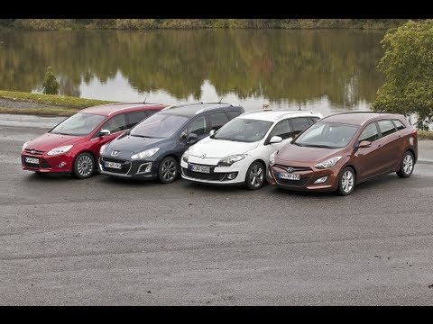 Hyundai i30, Ford Focus, Renault Megane, Peugeot 308 — Compact Diesel Combis in the Test