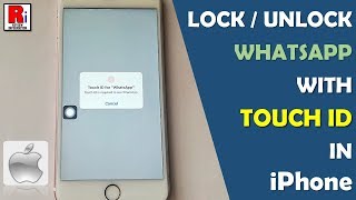 LOCK / UNLOCK WHATSAPP WITH TOUCH ID IN iPhone - NEW FEATURE