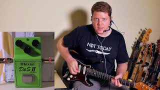 Maxon D&SⅡ OD-802 Maxon D&S II OD-802 Overdrive Pedal RC4558P Op Amp Used Vintage