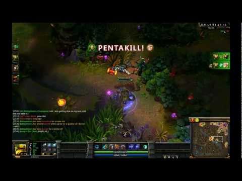 Cassiopia PENTAKILL!!!!! - League of Legends - JGG