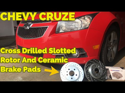 IN DEPTH INSTALL - Chevy Cruze Front / Rear Cross Drilled Slotted Rotors and Ceramic Brake Pads