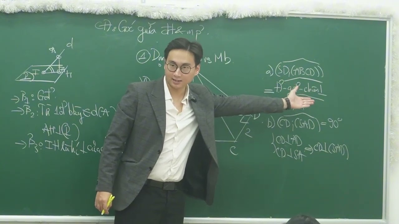 XÁC ĐỊNH GÓC GIỮA ĐƯỜNG THẲNG VÀ MẶT PHẲNG BUỔI 2 (GÓC GIỮA CẠNH BÊN VÀ MẶT BÊN) (HỌC THÊM TƯ DUY TÌM KHOẢNG CÁCH)