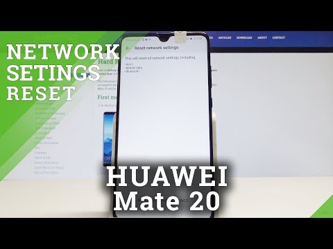 How to Restore Network Settings in HUAWEI Mate 20 - Reset EMUI Network Settings