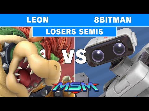 MSM Online 31 - Leon (Bowser) Vs. 8BitMan (Rob) Losers Semis - Smash Ultimate