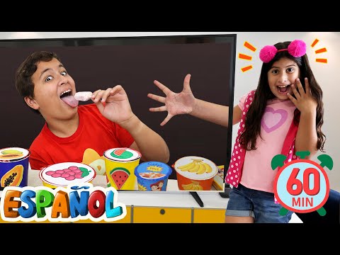 1 hora de vídeo divertido para niños con María Clara y JP