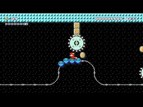 Super Mario Maker Levels: "Speedy Skulls"