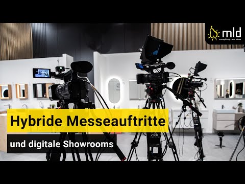Hybride Messeauftritte und digitale Showrooms – Raumtechnik und mld machen es möglich | mld