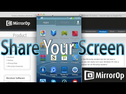 MirrorOp Screen Mirroring - Share your Device Screen on Large Screen Video