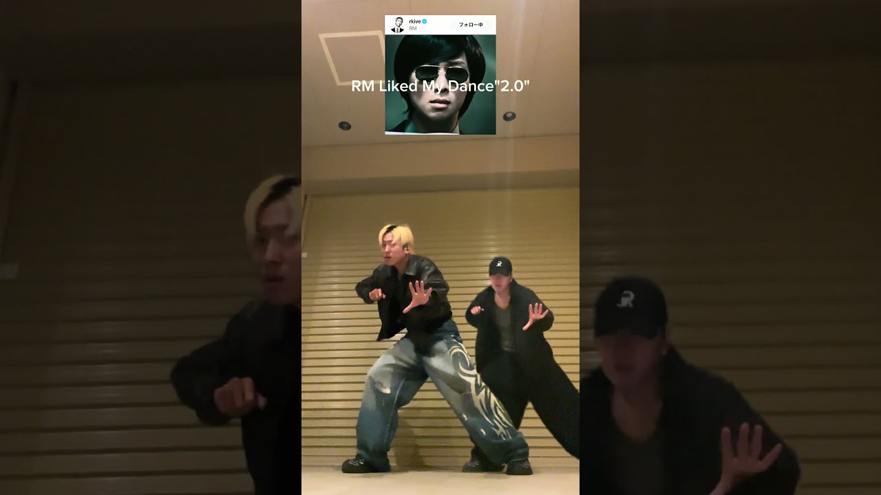 RM Liked🖐️BTS"2.0"Dance challenge Mirrored tutorial #shorts