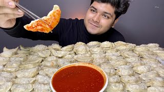 100 MOMOS EATING CHALLENGES  100 DUMPLINGS EATING 