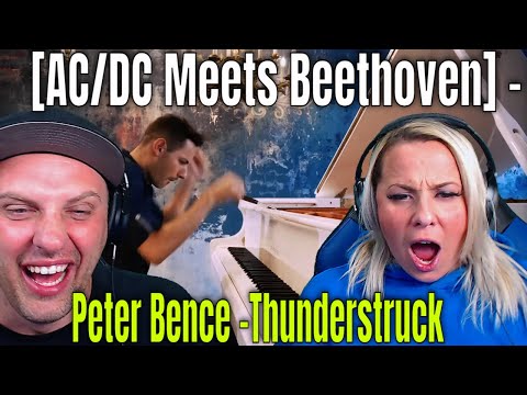 First Time Reaction To Thunderstruck [AC/DC Meets Beethoven] - Peter Bence | WOLF HUNTERZ REACTIONS