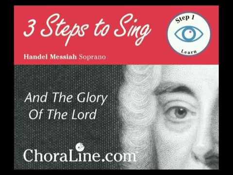 SOPRANO PART Handel Messiah - And the glory of the Lord 0- www.choraline.com