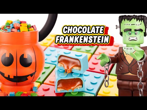 Gigantic Edible Frankenlego Made 100% of Chocolate!