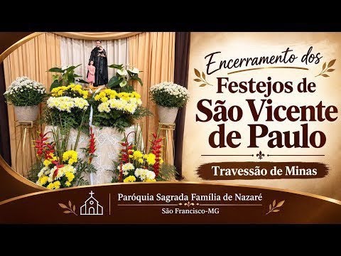 Encerramento Festejo São Vicente de Paulo - Travessão de Minas - São Francisco está ao vivo!