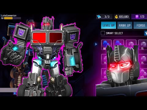 Nemesis Prime Rank Up! (Max Level) - Transformers: Forged To Fight