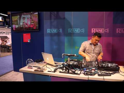 NAMM 2014 Day 3 - DJ Niros Video Mixing on the Rane Sixty-Four - Part 1