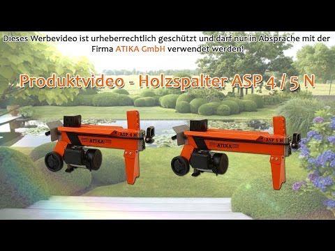 ATIKA Produktfilm - Holzspalter ASP 4 / 5 N