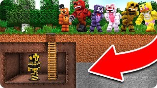 BASE SECRETA VS APOCALIPSIS DE ANIMATRÓNICOS FNAF EN MINECRAFT 😱
