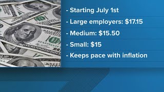 Minimum wage in Montgomery County, MD set to increase on July 1
