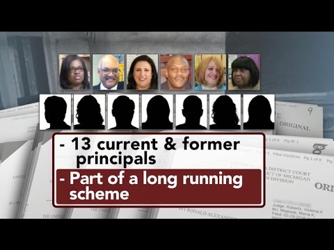 Detroit school principals face bribery charges