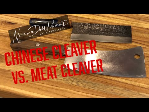Chinese Cleaver versus Meat Cleaver
