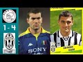Juventus 4-1 Ajax 2nd Leg Semi Final Champions League 1996/1997 - Zidane - Van Der Sar - Boksic