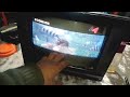V55 Konka Crt Tv Half Screen Problem Repair कभी लाइन आना कभी नहीं 