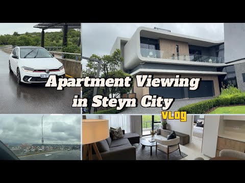Viewing an apartment in Steyn City | Looking at a 55 million rand house | Food in Alexander vlog