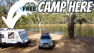 All the tips on FREE camping on the Murray River