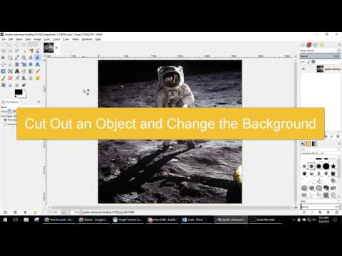 Gimp Basics - How to Cut Out an Object and Change a Background
