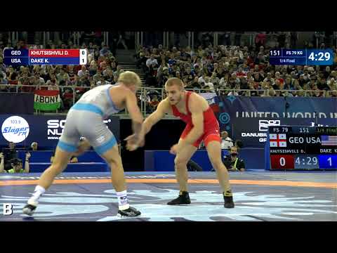 1/4 FS - 79 kg: D. KHUTSISHVILI (GEO) v. K. DAKE (USA)