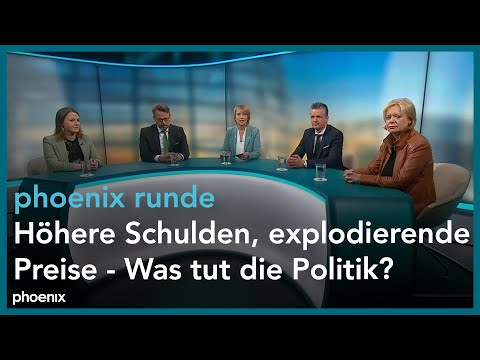 phoenix runde: Höhere Schulden, explodierende Preise - Was tut die Politik?
