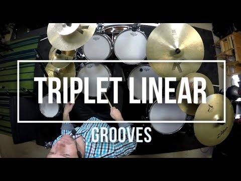Drum Lessons - Triplet Linear Grooves