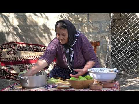 AZERBAIJAN Village Style, The Most Delicious Cabbage Dolma From Grandma, Outdoor Cooking, Villageria