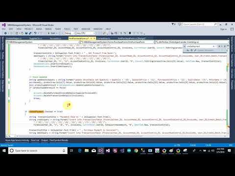 Accounting Management System Part 61 Purchase Invoice Debit and Credit Form in C C Sharp