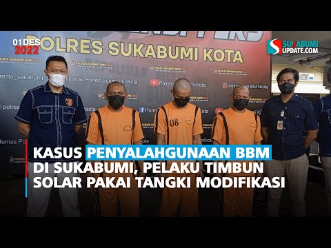 Kasus Penyalahgunaan BBM di Sukabumi, Pelaku Timbun Solar Pakai Tangki Modifikasi