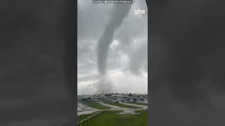 WATCH: Tornado Hits Atlantic Beach After Waterspout Forms Off New York Coast | GBS News | AL1C