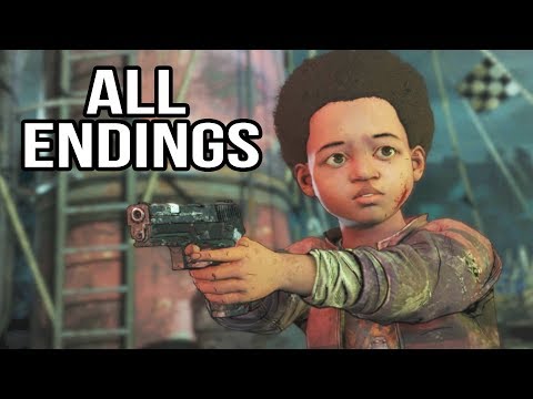 All Endings In The Walking Dead Game Season 4 Episode 3 - All Endings