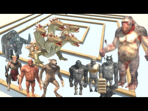 [Who Will Win] Fantasy V/s Mutant Primates Race - Animal Revolt Battle Simulator (arbs)