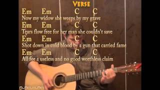 Fire on the Mountain (Marshall Tucker) Guitar Cover Lesson with Chords Lyrics on Screen