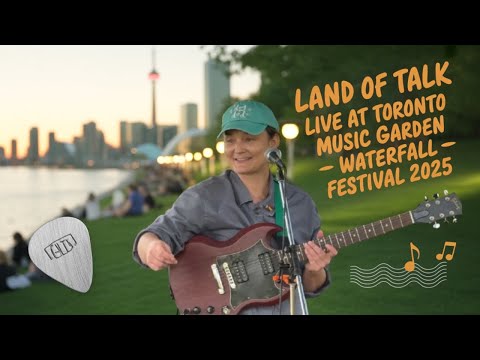 🌊🎶 Land of Talk Live – Lizzie Powell at Toronto Music Garden | Waterfall Festival 2025