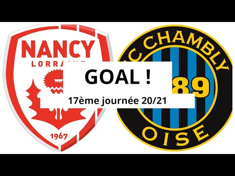 Nancy - FC Chambly Oise [(2)-2] GOAL 75' (Vinni Triboulet) 17ème journée 2020/21