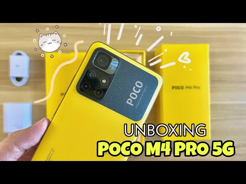 Poco M4 Pro 5G Yellow | Unboxing *aesthetic* 💕 ( camera, video, sound test)