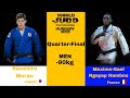 Sanshiro Murao JAP VS M Ngayap Hambou FRA QuarterFinal Men 90kg Hungary Championship 2025