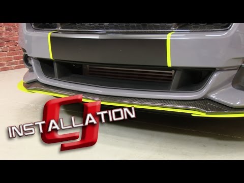 2015-2017 Mustang Cervini Lower Grille C-Series Textured Matte Black Installation