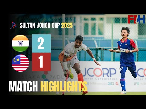 India Vs Malaysia Hockey Match Highlights 2025 | Sultan of Johor Cup 2025