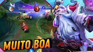 JOGUEI COM A NOVA SKIN DO FUZI - HOK