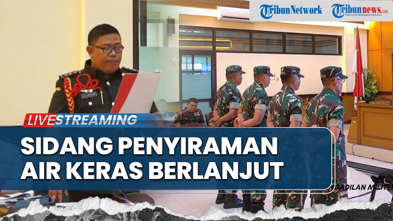 LIVE Sidang Kasus Penyiraman Air Keras Aktivis KontraS Andrie Yunus Berlanjut, Agenda Replik-Duplik