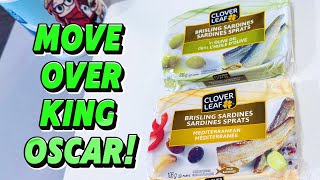 Clover Leaf sardines (EVOO and Mediterranean)